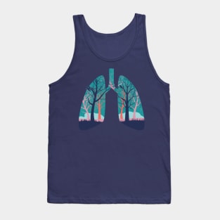 Abstract forest in the lungs Tank Top